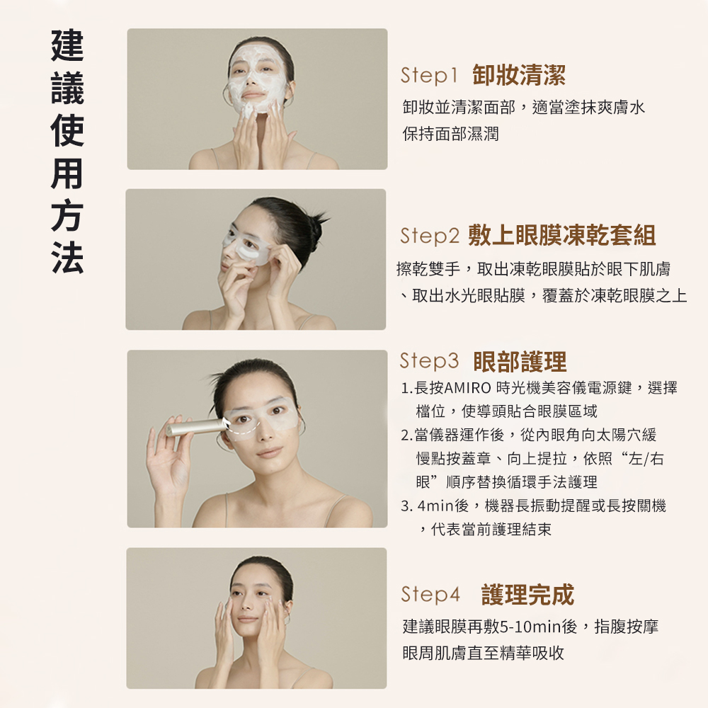AMIRO BEAUTY 賦活抗 皺凍乾眼膜組合