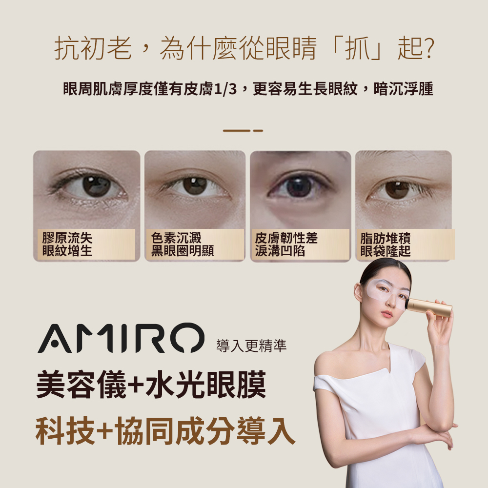 AMIRO BEAUTY 賦活抗 皺凍乾眼膜組合