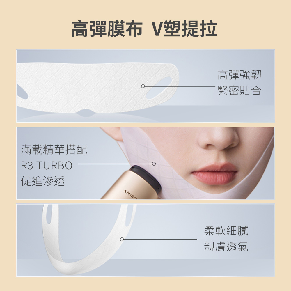 AMIRO時光機拉提美容儀R3TURBO+護膚禮盒 