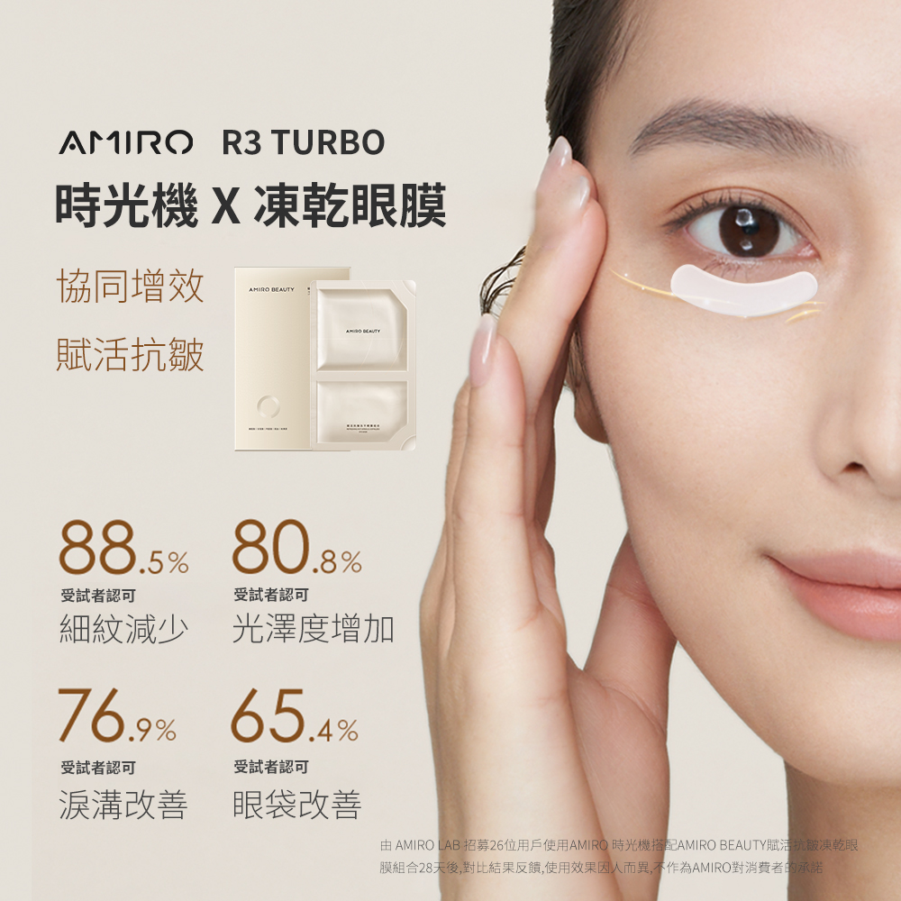 AMIRO時光機拉提美容儀R3TURBO+護膚禮盒 