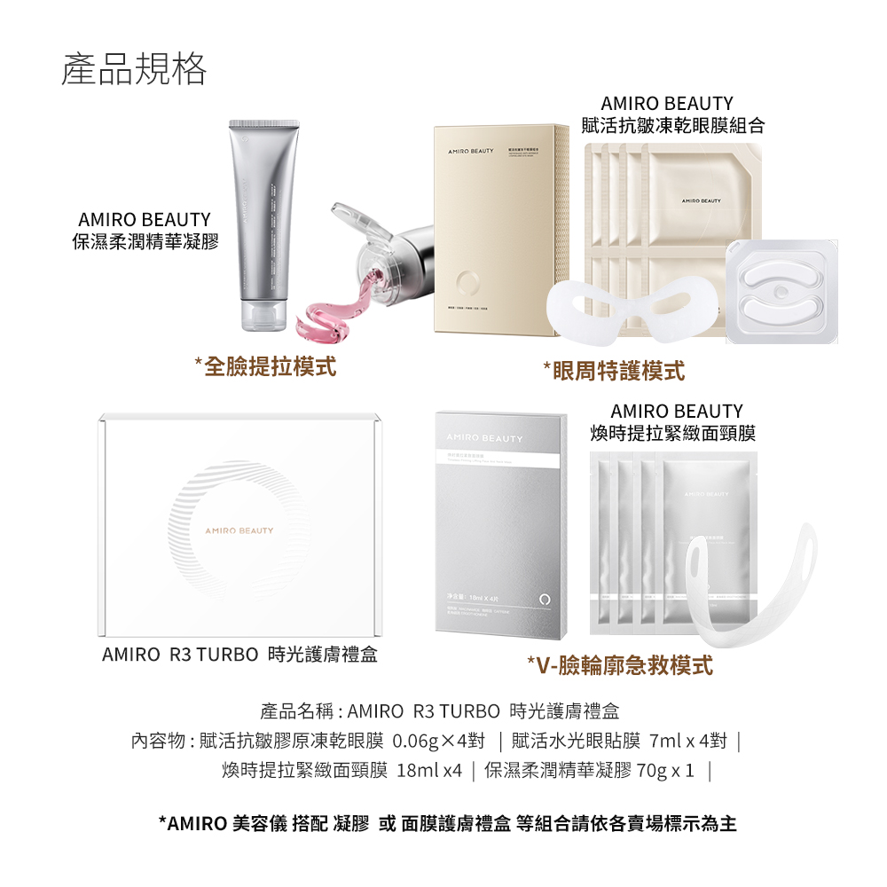 AMIRO R3 TURBO 時光護膚禮盒