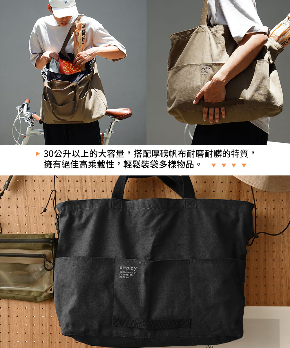 bitplay bitplay Oversize Tote 超大容量 托特包 二代