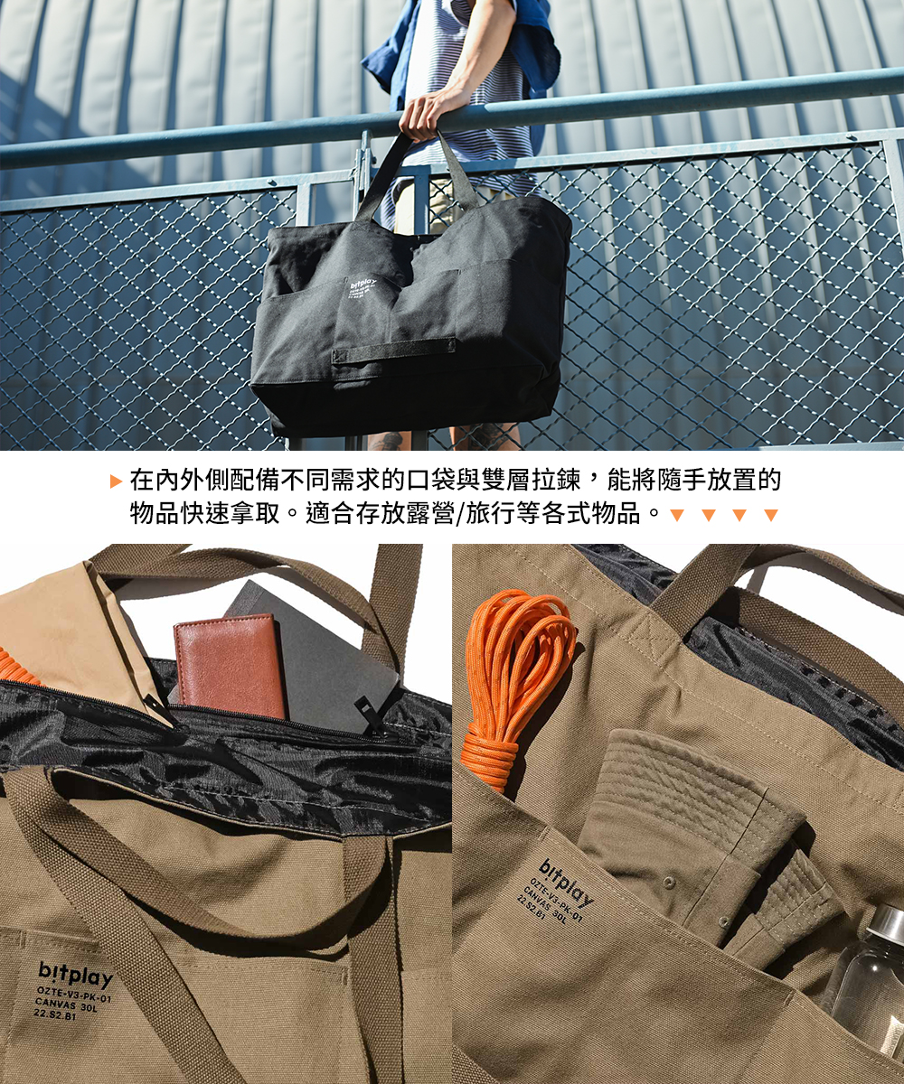 bitplay bitplay Oversize Tote 超大容量 托特包 二代