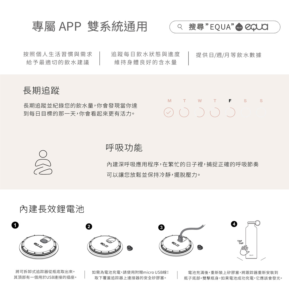 EQUA SMART 歐洲極簡奢華智慧保溫瓶