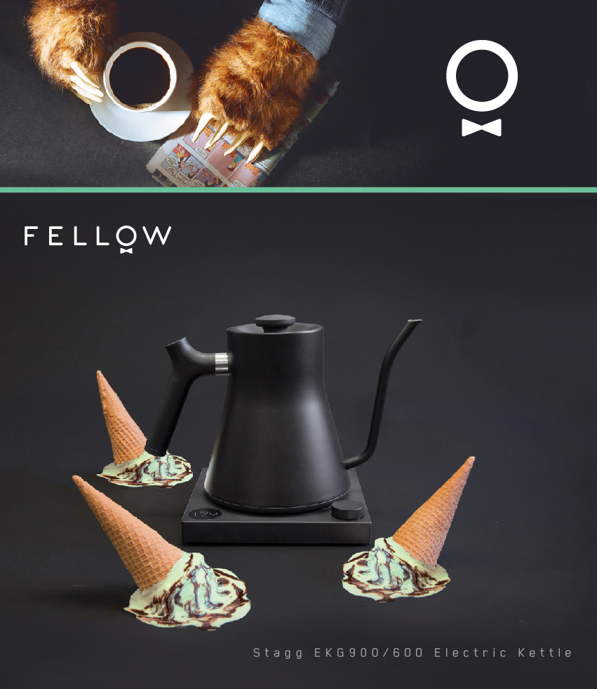 FELLOW 電子溫控壺-600ml-黑色