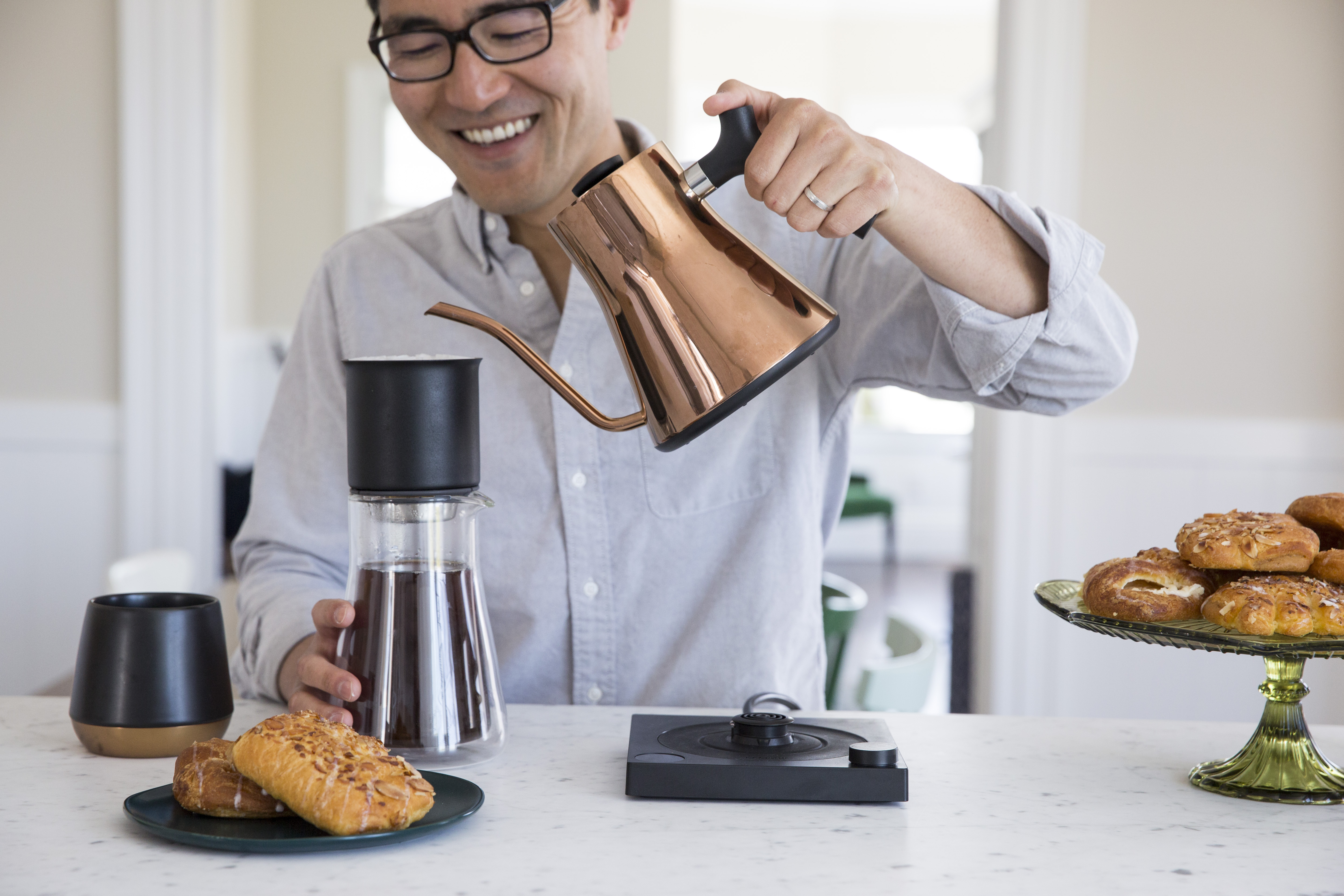 FELLOW 電子溫控壺-900ml-玫瑰金