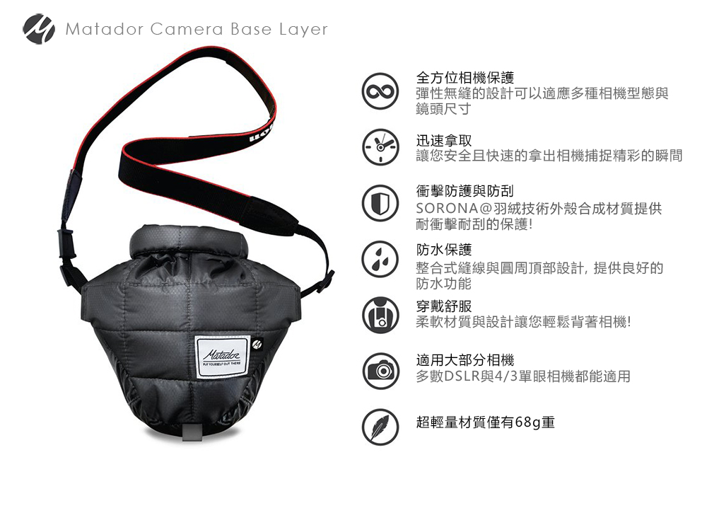 Matador 鬥牛士Camera Base Layer相機防水保護包