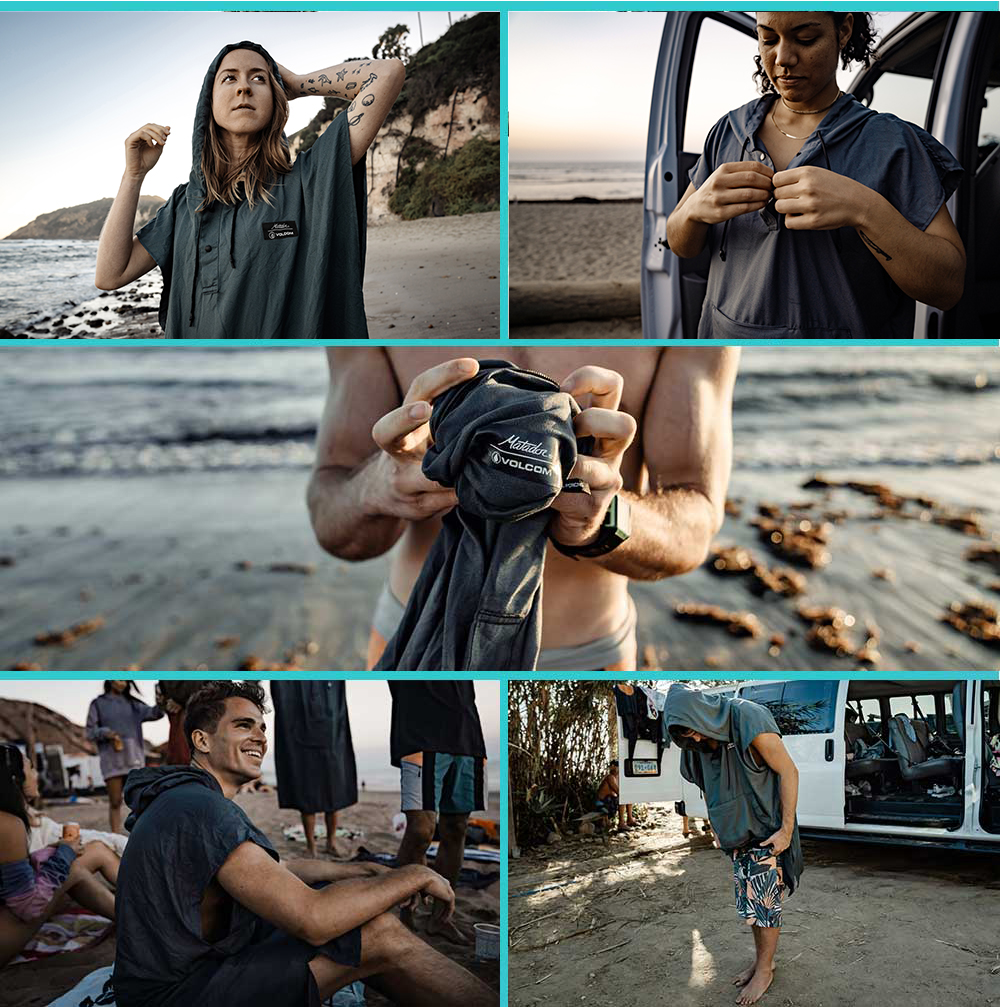 Matador x Volcom 鬥牛士 Packable Towel Poncho 便攜速乾毛巾衣