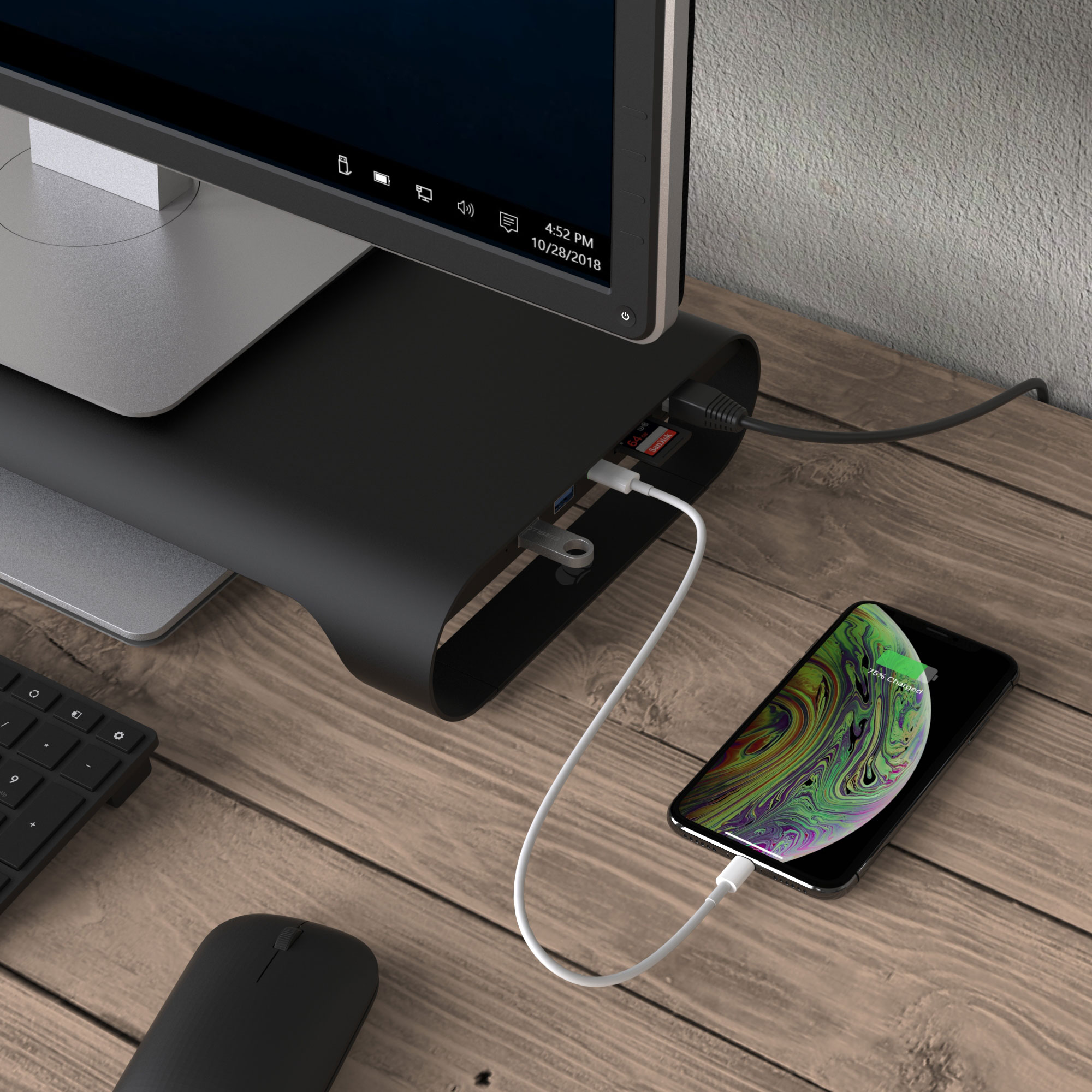 MONITORMATE Probase X USB3.0多功能擴充平台-黑