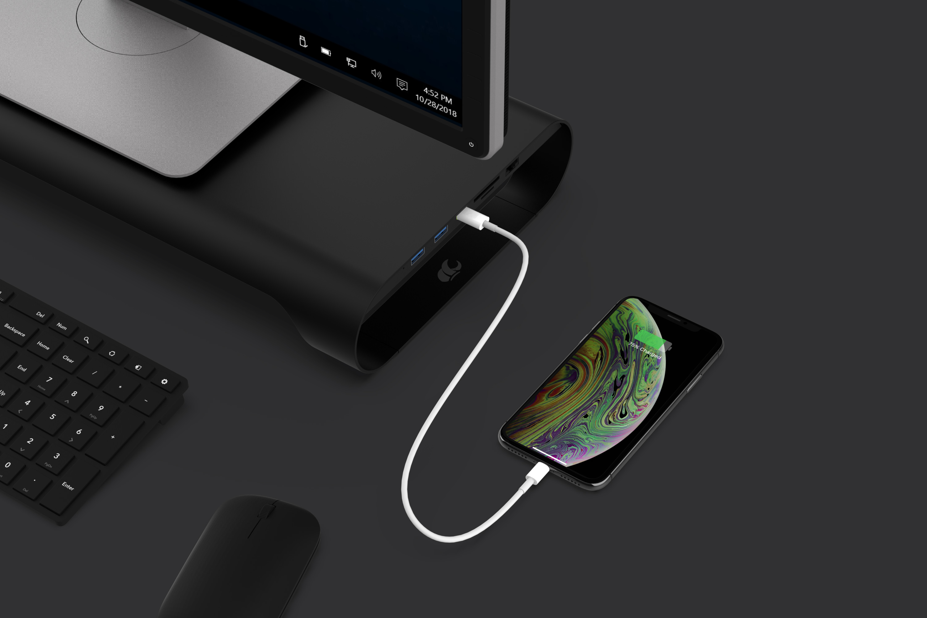MONITORMATE Probase X USB3.0多功能擴充平台-黑