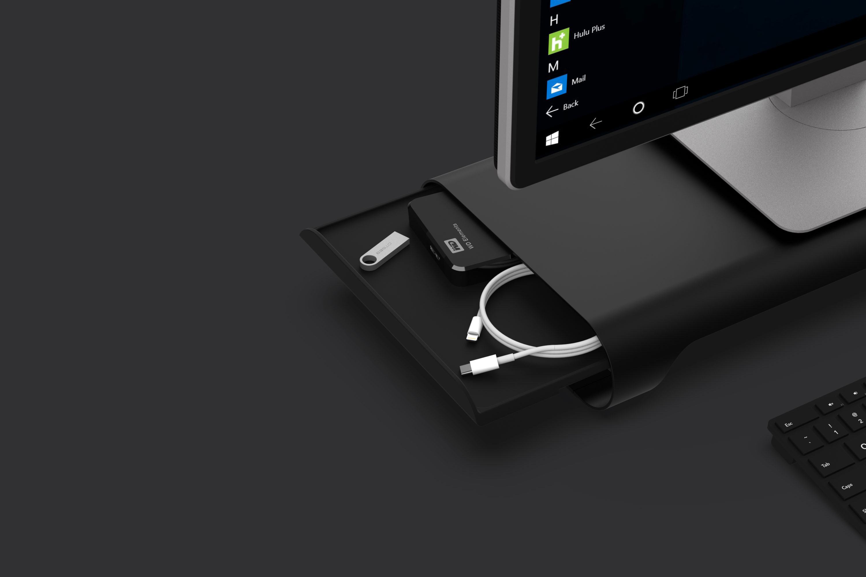MONITORMATE Probase X USB3.0多功能擴充平台-黑