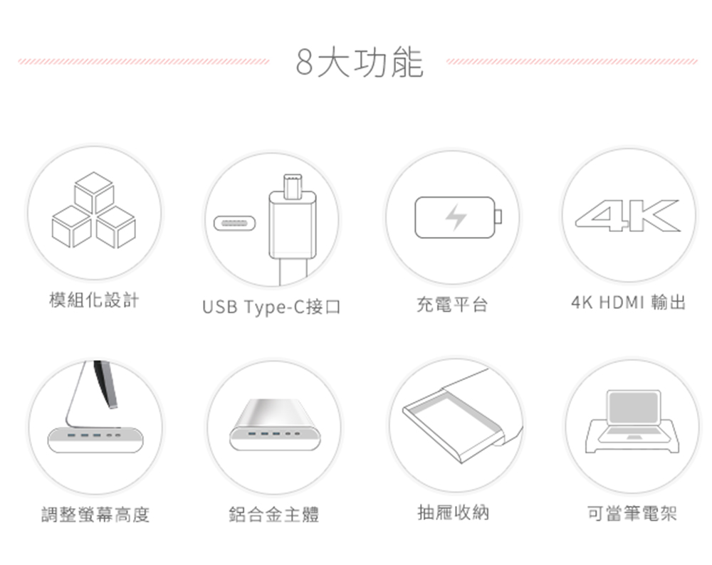 MONITORMATE Probase HD USB TYPE-C 多功能螢幕架