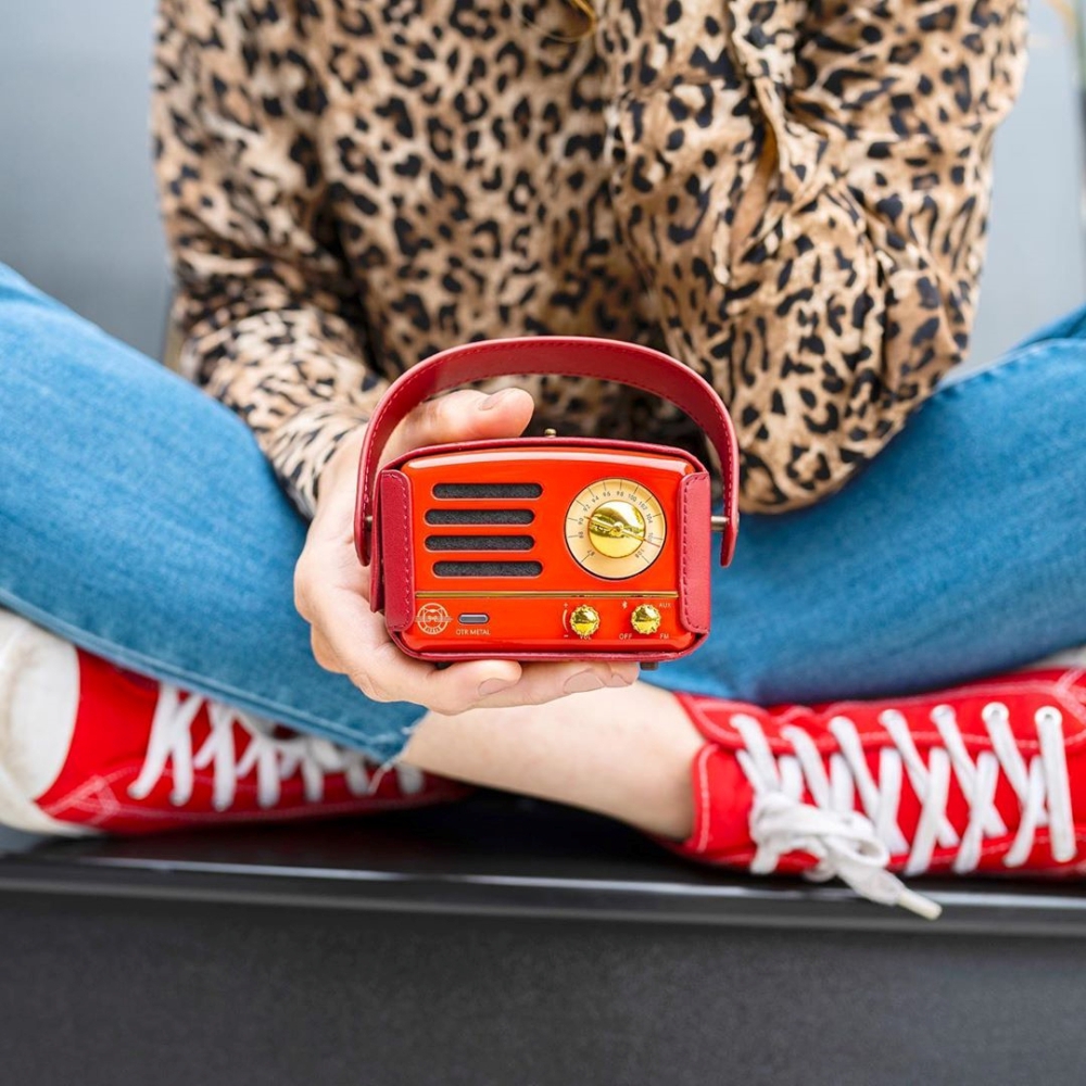 MUZEN OTR Metal 經典復刻藍牙音響收音機-原廠專用保護皮套+提背帶