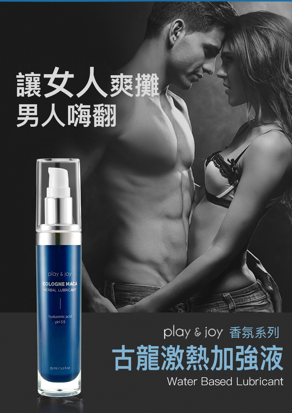 PLAY AND JOY 許藍方 潤滑液 延時液 持久 養護液 膠囊