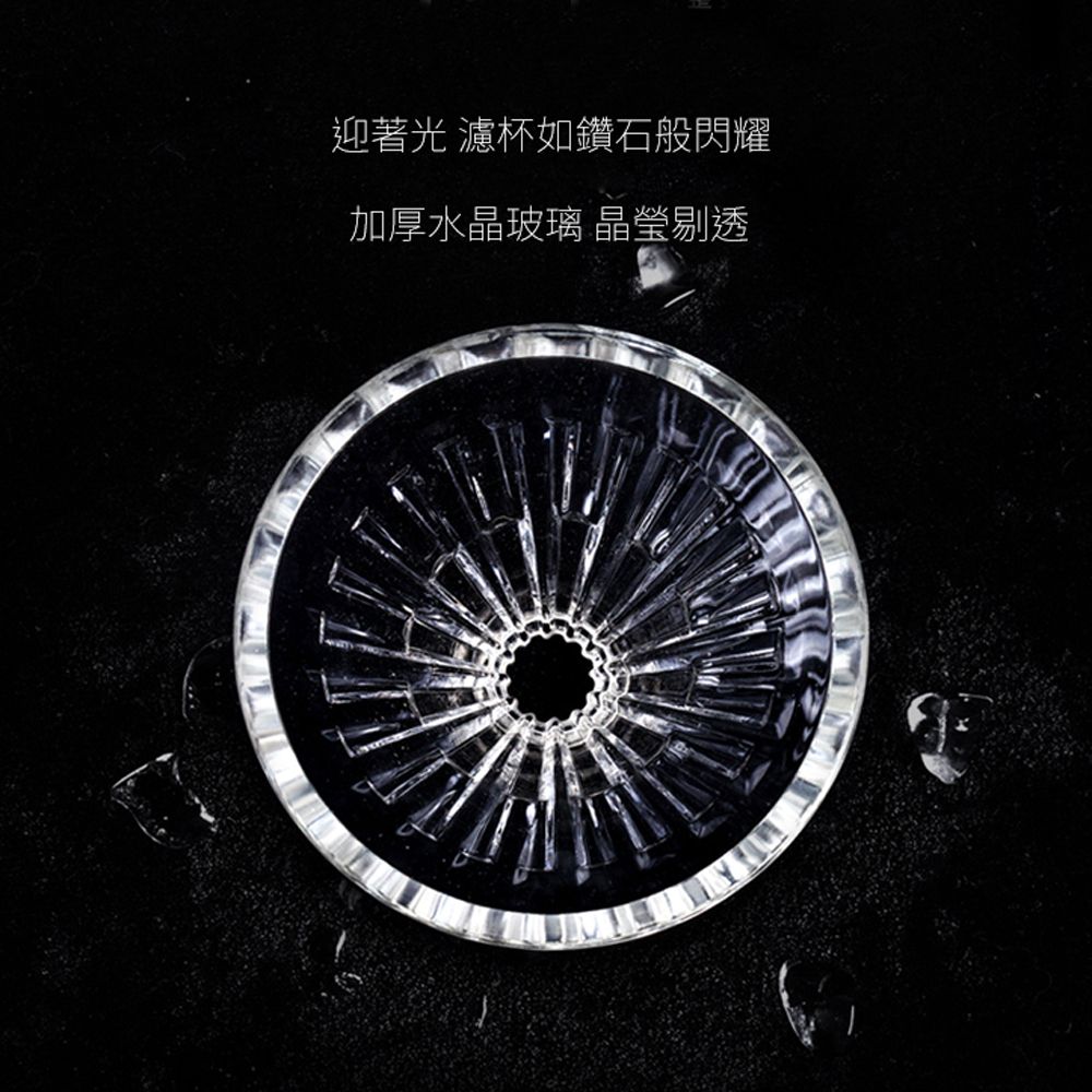 TIMEMORE泰摩水晶冰瞳手沖咖啡濾杯