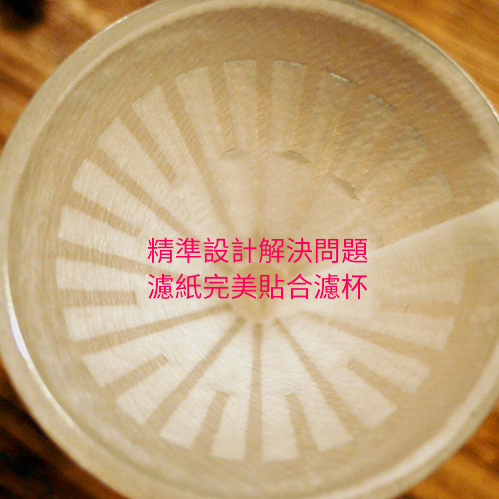 泰摩(玻璃)冰瞳手沖咖啡套裝超值組(玻璃濾杯+分享壺)