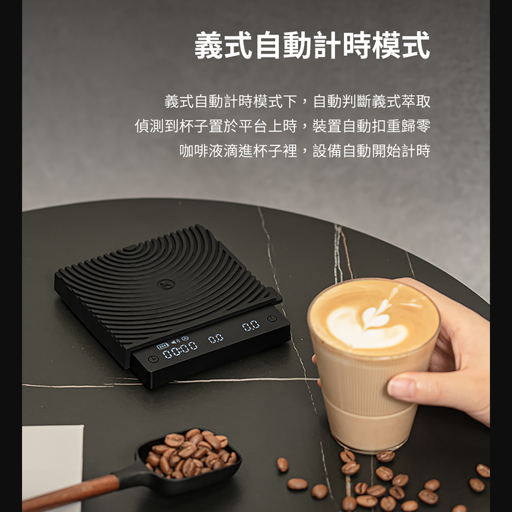 【TIMEMORE】ブラックミラー ミニ 台湾流速エディション コーヒー電子スケール (イタリアマニュアル ダブル) - コーヒードリッパー - プラスチック ブラック
