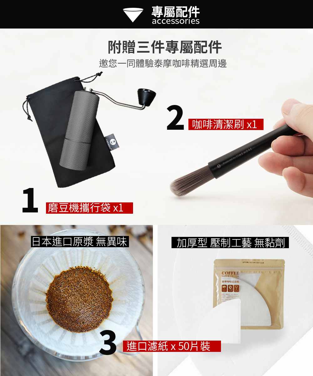 TIMEMORE 泰摩 魚smart溫控壺+電子秤手沖咖啡旗艦禮盒組(豪華8件組) 