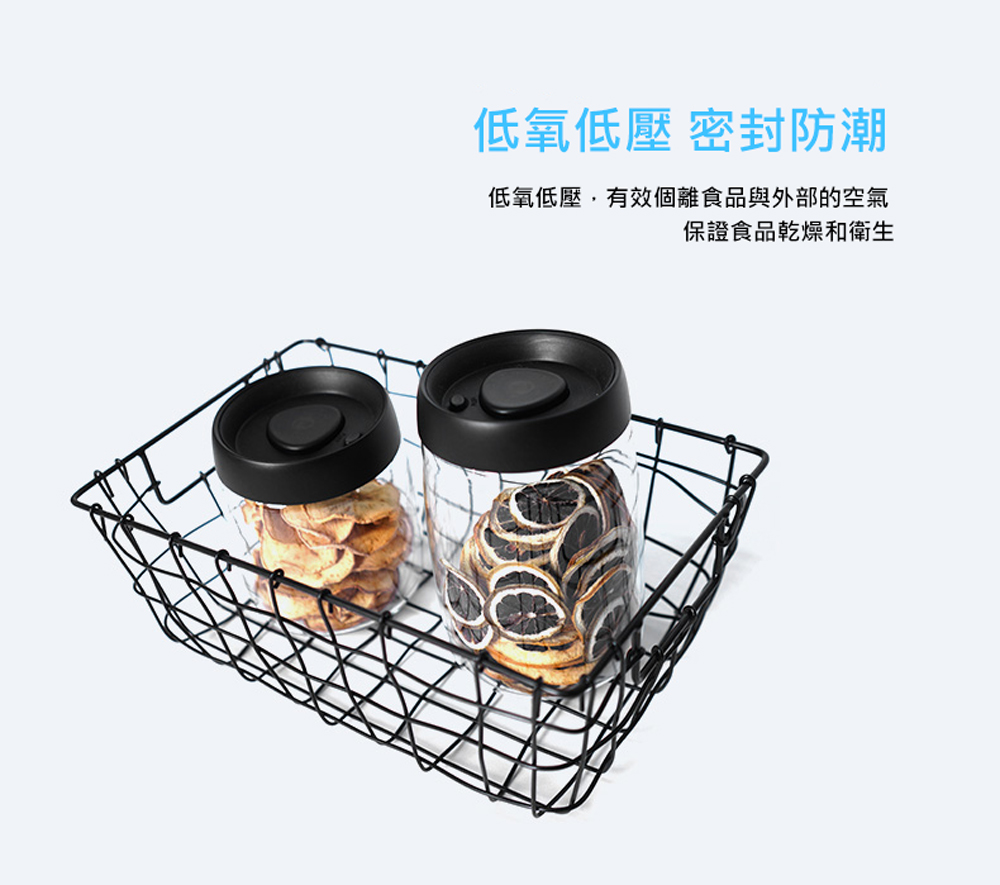 TIMEMORE 真空玻璃密封罐-400ml-灰蓋