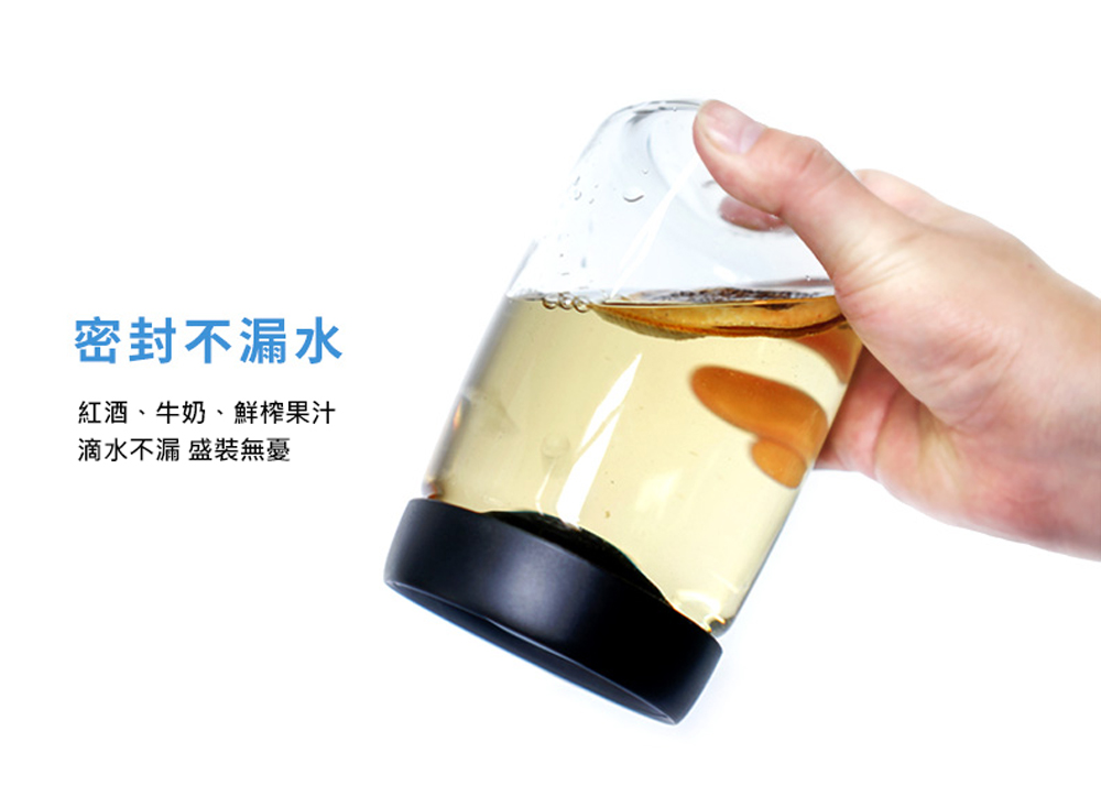 TIMEMORE 真空玻璃密封罐-400ml-灰蓋
