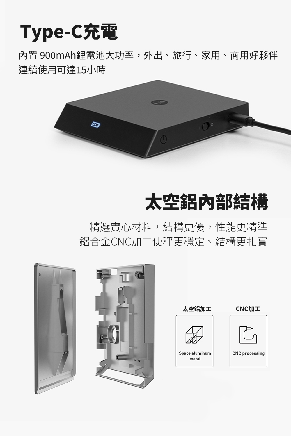 TIMEMORE 泰摩黑鏡nano 自動義式手沖咖啡電子秤